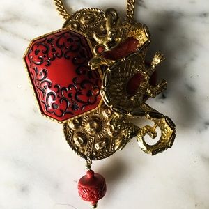 Raise the Red Dragon necklace
